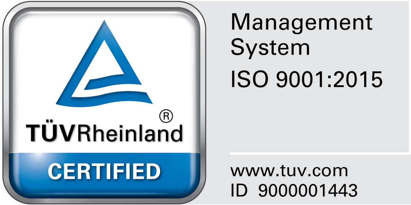 Tech Edge Group - certified by TUV Rheinland, for ISO 9001:2015